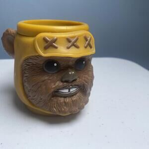 Vintage 1997 Star Wars EWOK Plastic Mug Cup Return of the Jedi 1997 Applause Inc